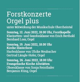 Forstkonzerte Orgel plus