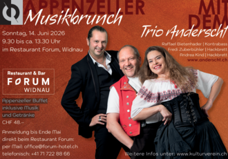 Appenzeller Musikbrunch mit dem "Trio Anderscht”