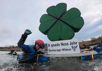 Neujahrsschwimmen der Tauchgruppe Widnau